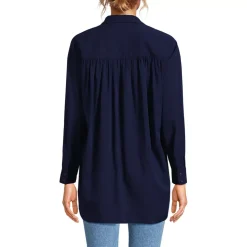 Women's Cotton Voile Billowy Oversized Shirt
