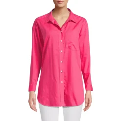 Women's Cotton Voile Billowy Oversized Shirt