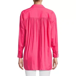Women's Cotton Voile Billowy Oversized Shirt