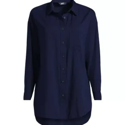 Women's Cotton Voile Billowy Oversized Shirt
