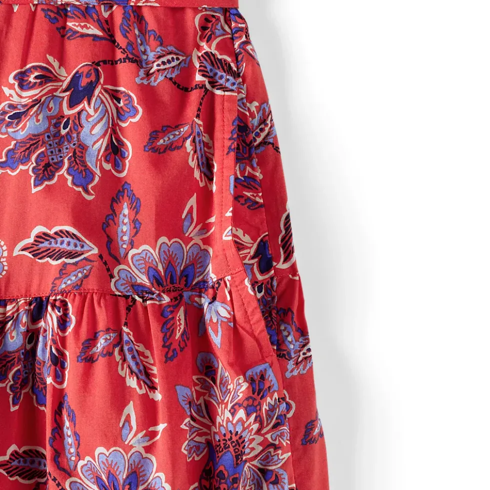 Women's Cotton Voile Button Front Maxi Dress