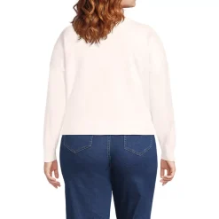 Women's Cotton Wedge Crew Neck Sweater