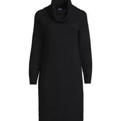 Women's Cozy Lofty Cowl Neck Sweater Dress