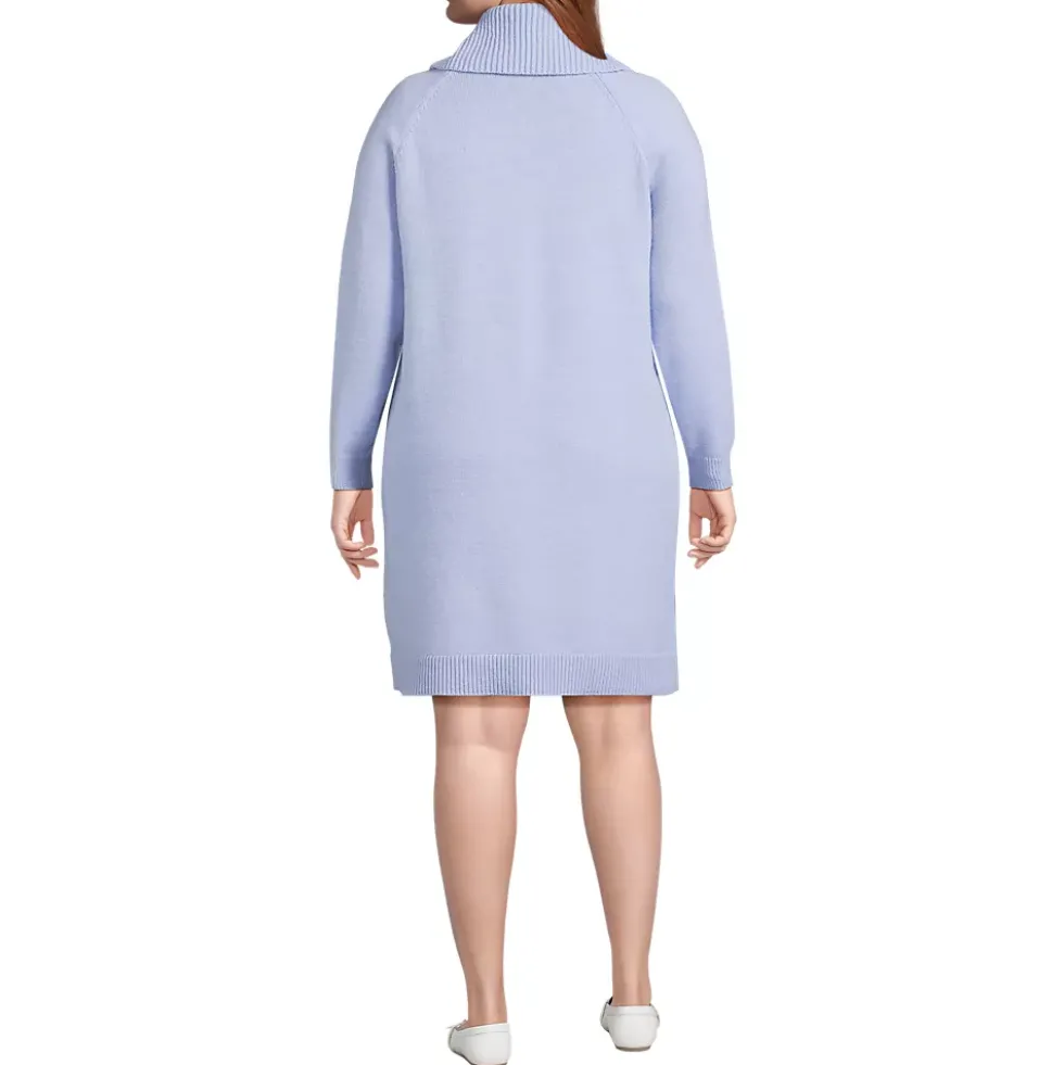 Women's Cozy Lofty Cowl Neck Sweater Dress