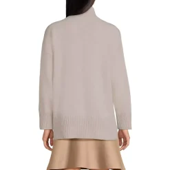 Women's Cozy Lofty Split Hem Turtleneck Sweater