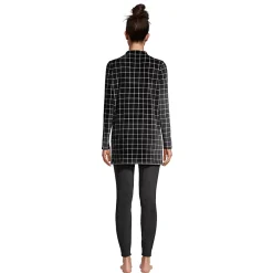 Women's Cozy Pajama Set Long Sleeve Top and Print Leggings