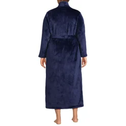 Women's Cozy Plush Long Wrap Robe