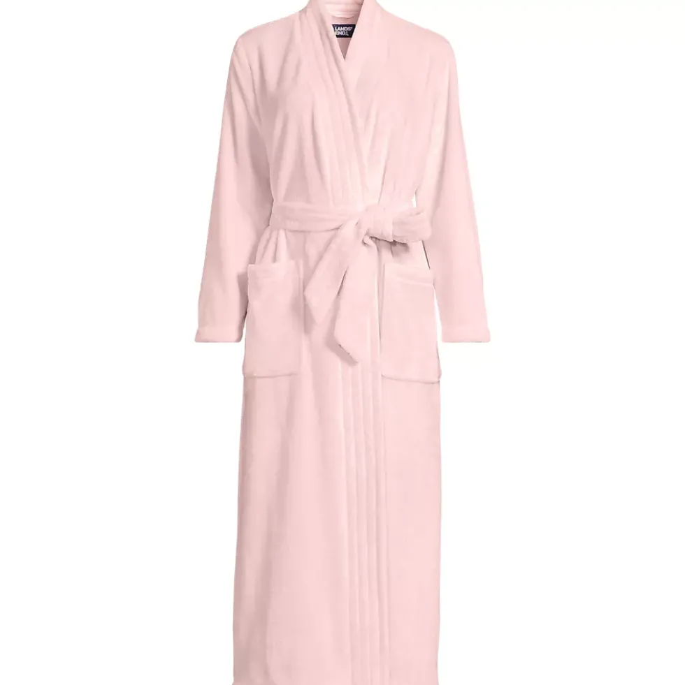 Women's Cozy Plush Long Wrap Robe