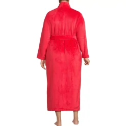 Women's Cozy Plush Long Wrap Robe
