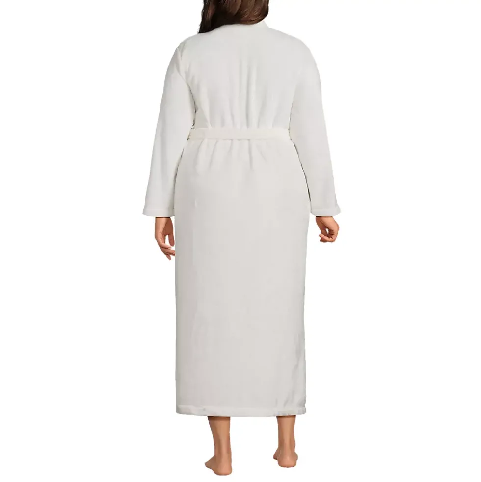 Women's Cozy Plush Long Wrap Robe