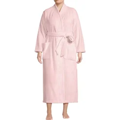 Women's Cozy Plush Long Wrap Robe
