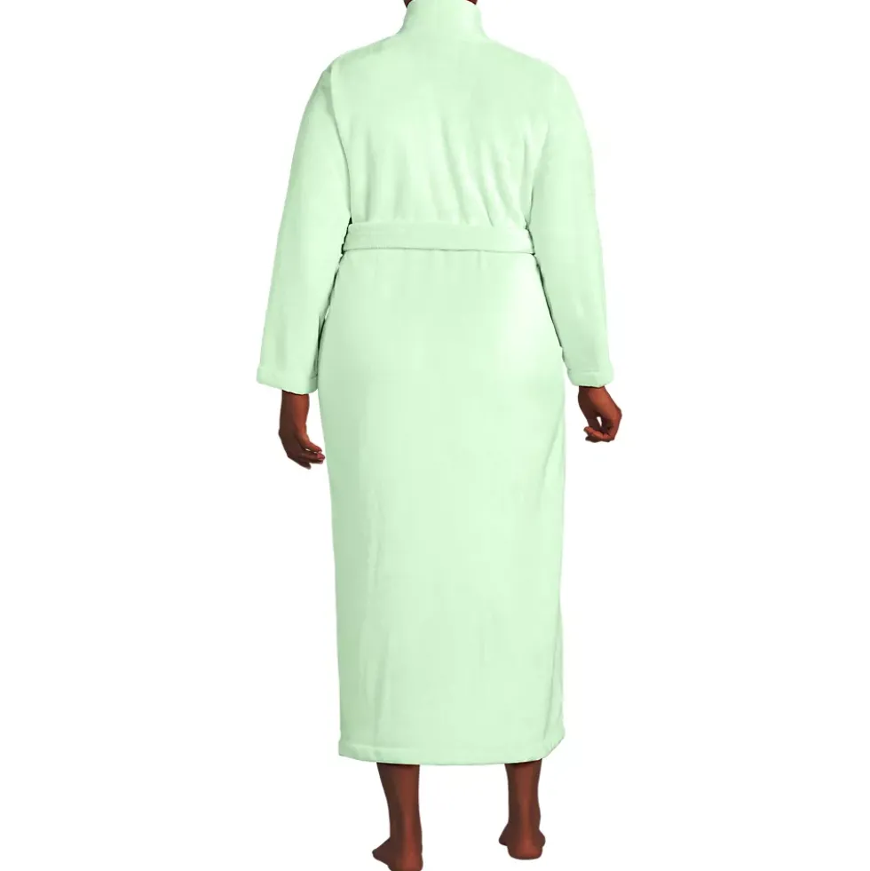 Women's Cozy Plush Long Wrap Robe