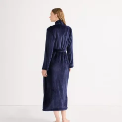 Women's Cozy Plush Long Wrap Robe