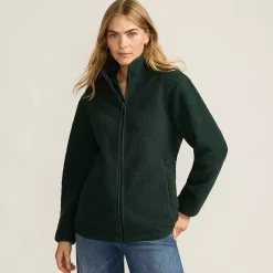 Women's Cozy Sherpa Full Zip Fleece Jacket