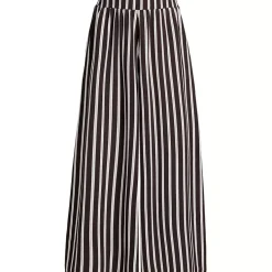 Women's Creaseless High Rise Palazzo Crop Pants