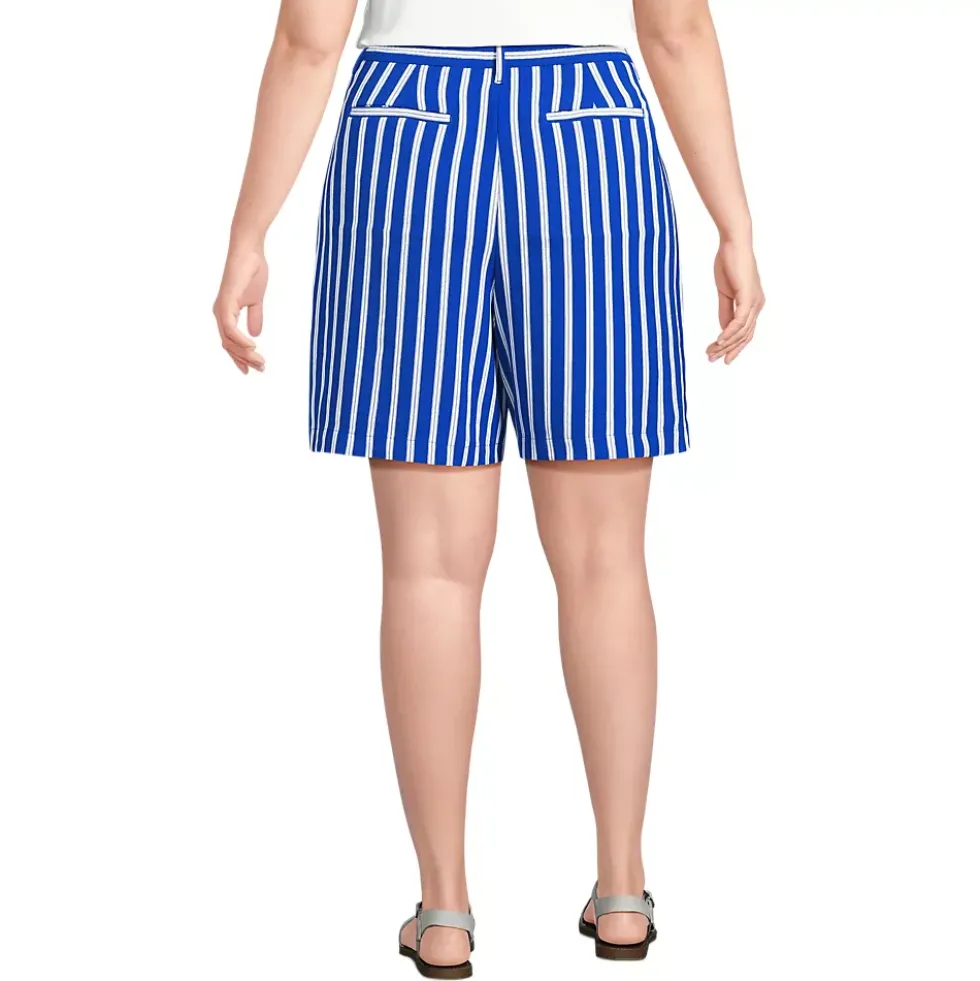 Women's Creaseless High Rise 8" Shorts