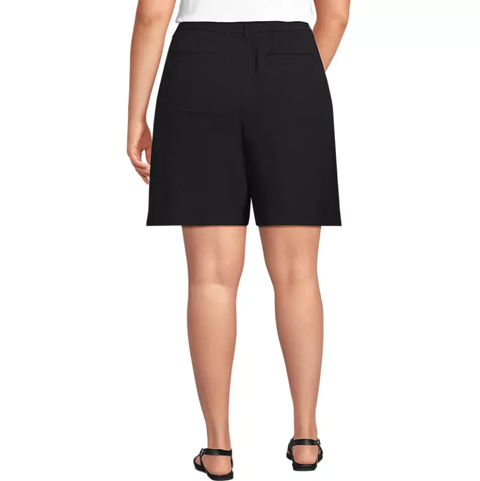 Women's Creaseless High Rise 8" Shorts