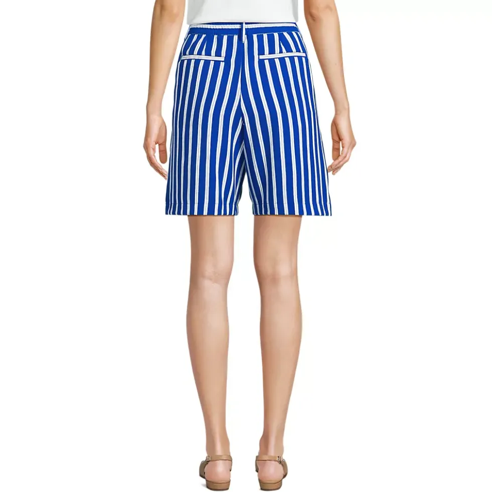 Women's Creaseless High Rise 8" Shorts