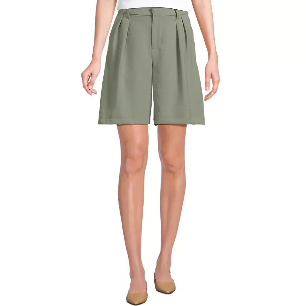 Women's Creaseless High Rise 8" Shorts