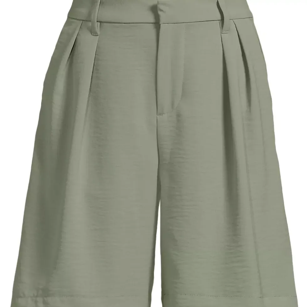 Women's Creaseless High Rise 8" Shorts