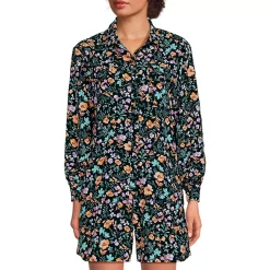 Women's Creaseless Long Sleeve Utility Top