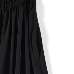 Women's Creaseless Scoop Neck Smocked Midi Dress