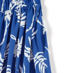 Women's Creaseless Scoop Neck Smocked Midi Dress