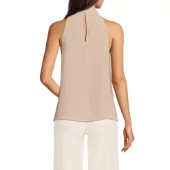 Women's Creaseless Twist Front Halter Top