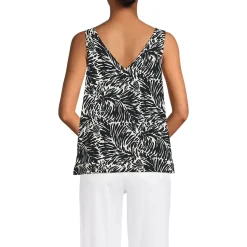 Women's Creaseless Vneck Sleeveless Top