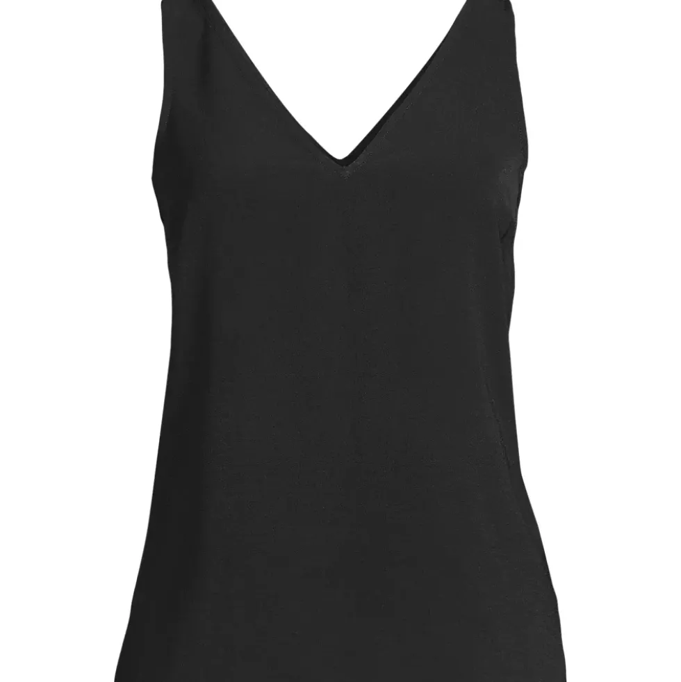 Women's Creaseless Vneck Sleeveless Top