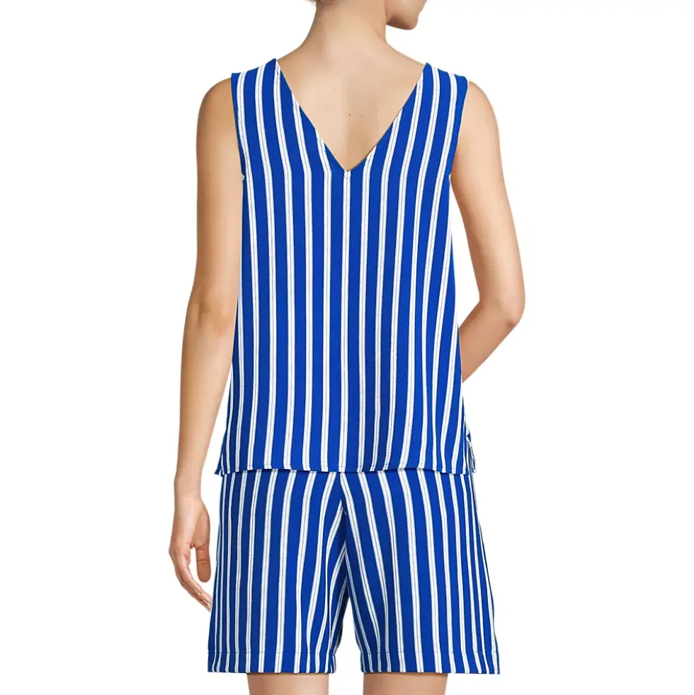 Women's Creaseless Vneck Sleeveless Top
