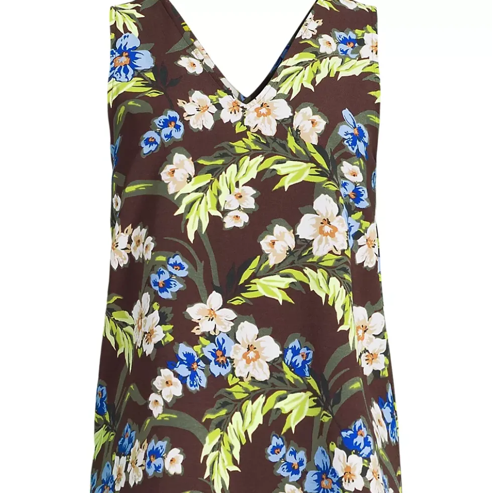 Women's Creaseless Vneck Sleeveless Top
