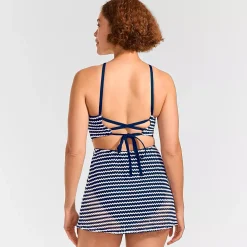 Women's Crochet Monokini Swim Dress Swimsuit