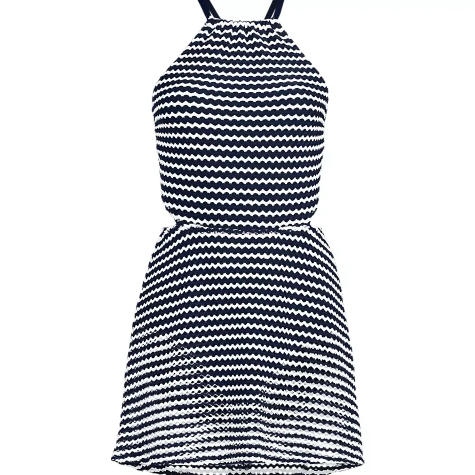 Women's Crochet Monokini Swim Dress Swimsuit