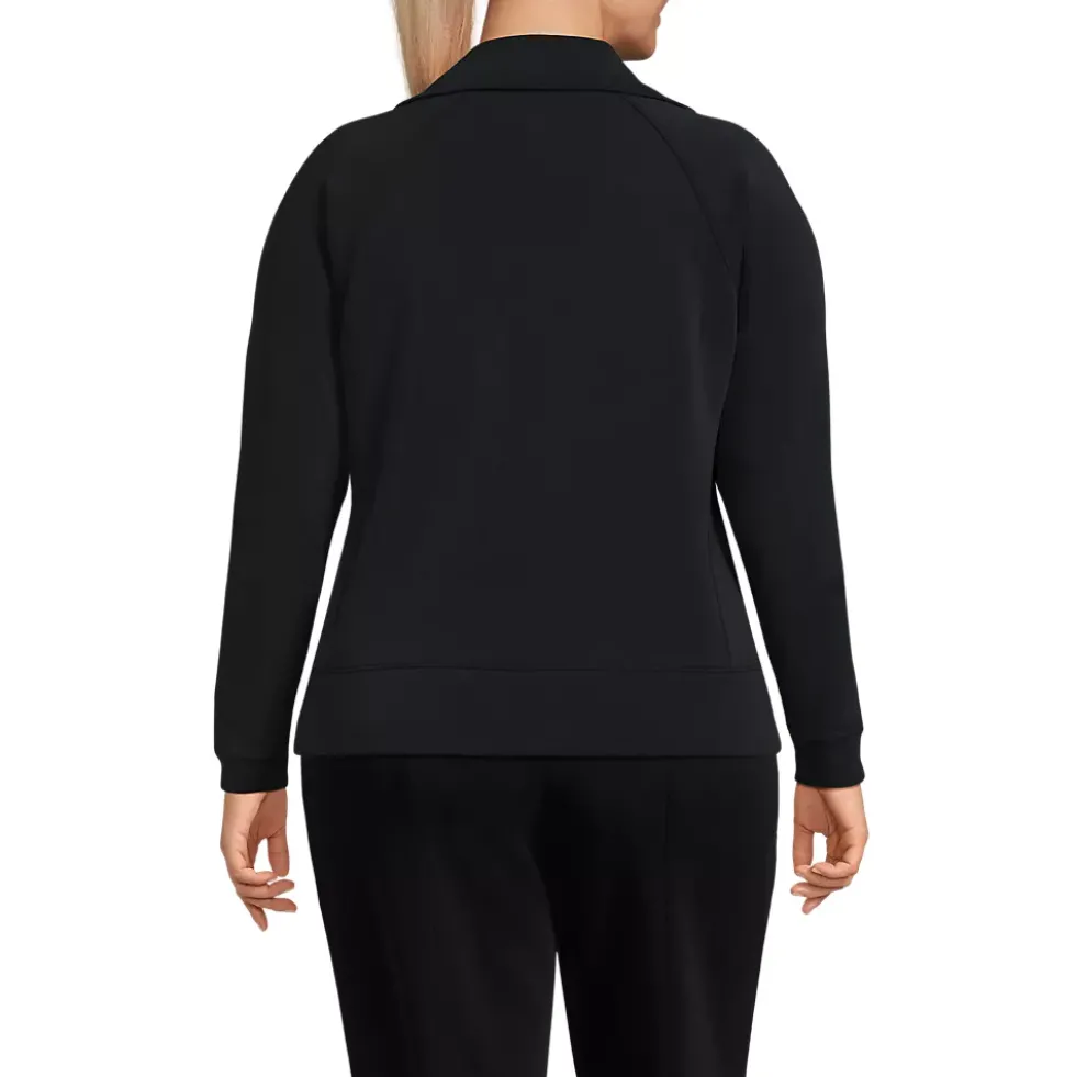 Women's Cupro Long Sleeve Half Zip Pullover