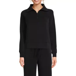 Women's Cupro Long Sleeve Half Zip Pullover