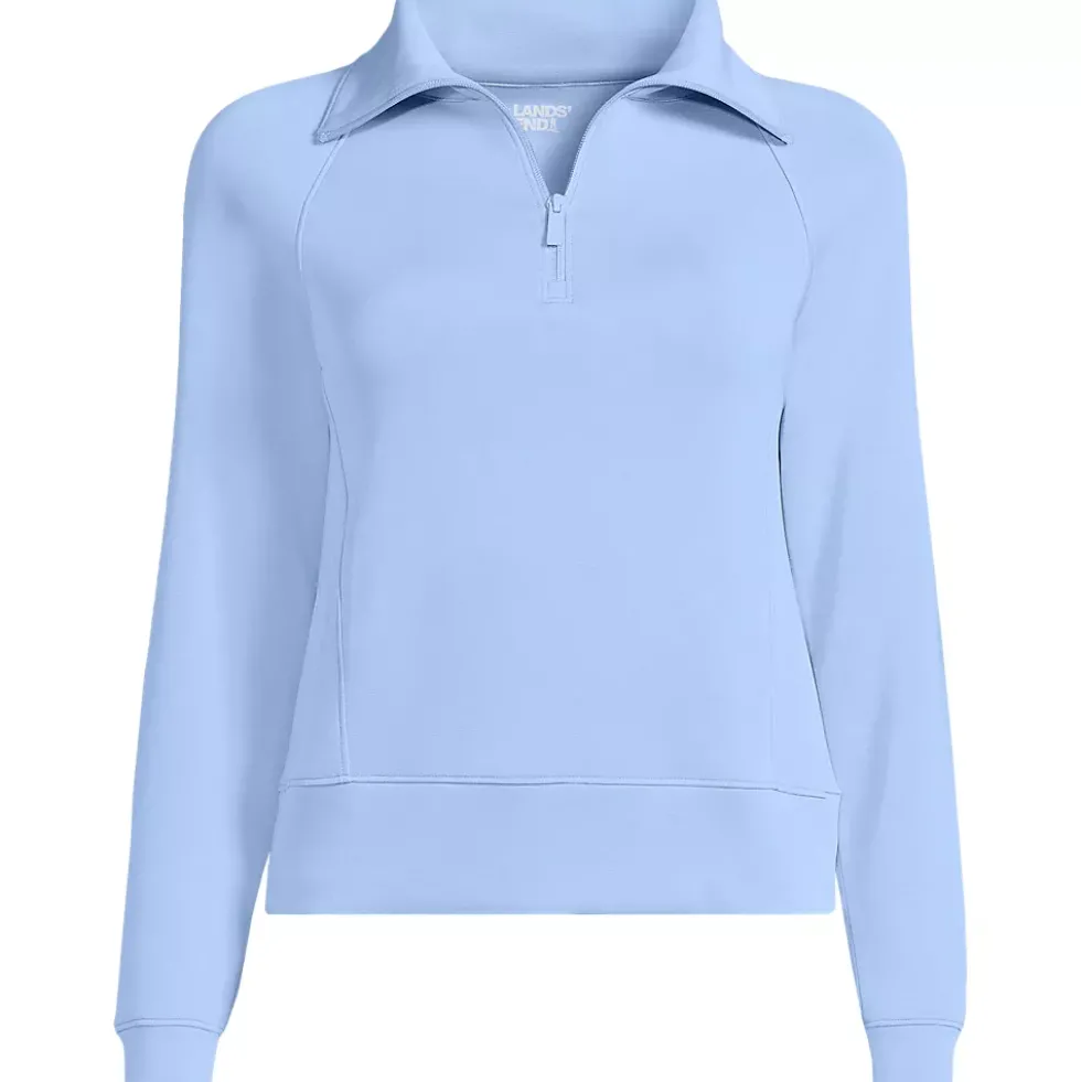 Women's Cupro Long Sleeve Half Zip Pullover