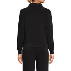 Women's Cupro Long Sleeve Half Zip Pullover