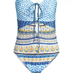 Women's Cut Out Multiway Halter High Leg One Piece Swimsuit