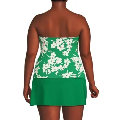 Women's D-Cup Bandeau Tankini Swimsuit Top