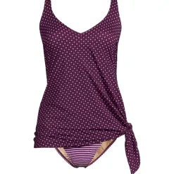 Women's D-Cup SlenderSuit Fauxkini Low Leg One Piece Swimsuit Print