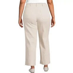 Women's Denim High Rise Utility Cargo Ankle Jeans