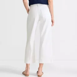 Women's Denim High Rise Wide Leg Crop Jeans