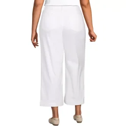 Women's Denim High Rise Wide Leg Crop Jeans