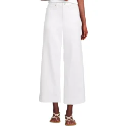 Women's Denim High Rise Wide Leg Crop Jeans