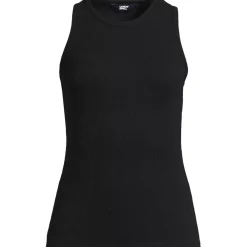 Women's Drapey Rib Fitted Tank Top