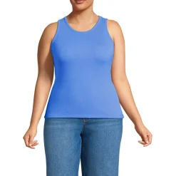 Women's Drapey Rib Fitted Tank Top
