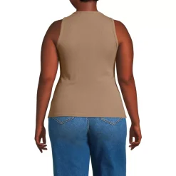 Women's Drapey Rib Fitted Tank Top