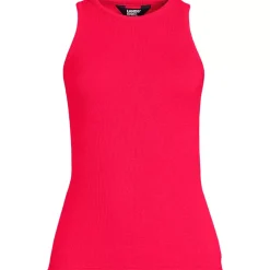Women's Drapey Rib Fitted Tank Top