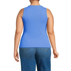 Women's Drapey Rib Fitted Tank Top